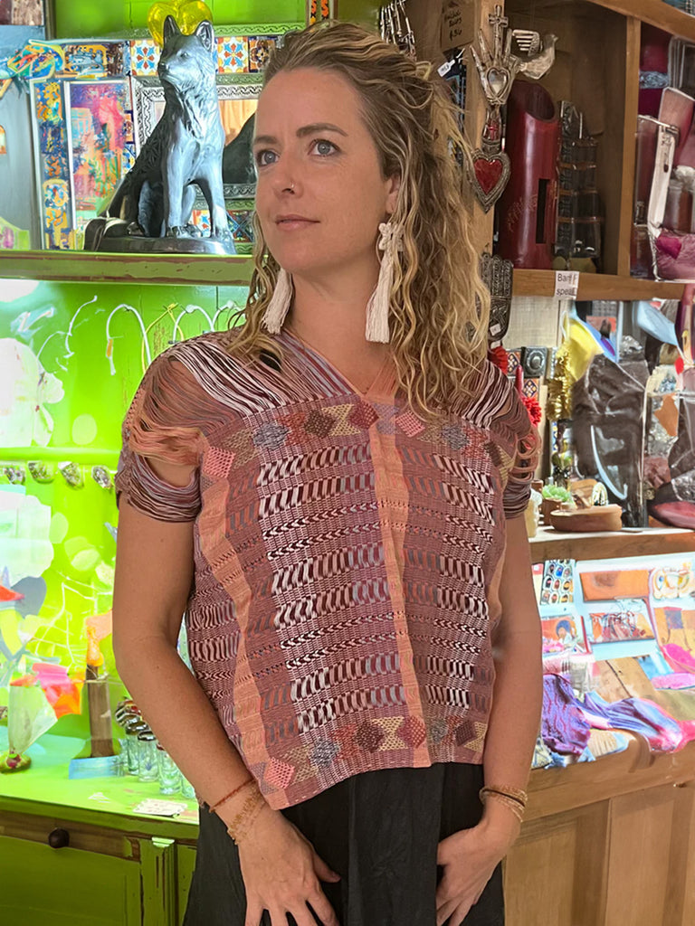 String Sleeves Chiapas String Sleeve Blouses – Lobos Del Mar Clothing