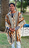100% Wool Big Hombre Ponchos from Ecuador