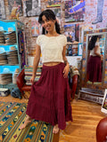 Corrugated Gauzy Skirt