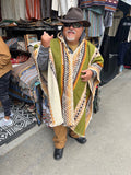 100% Wool Big Hombre Ponchos from Ecuador