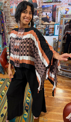 Chiapas Handwoven Poncho