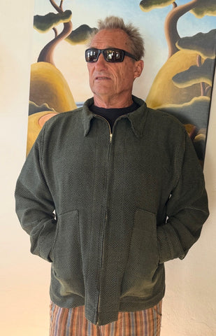 Carmen Zip Up Jacket with Collar
