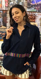 Chiapas Hand Woven Shirt with Embroidered Accents