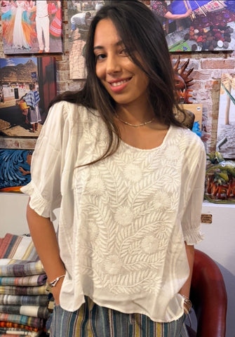 Rayon Embroidered Blouse