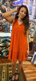 Monse V Neck Embroidered Dress
