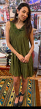 Monse V Neck Embroidered Dress