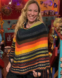 Colors from the Earth Alpaca Poncho