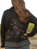 Peru Embroidered Waist length Alpaca Sweater