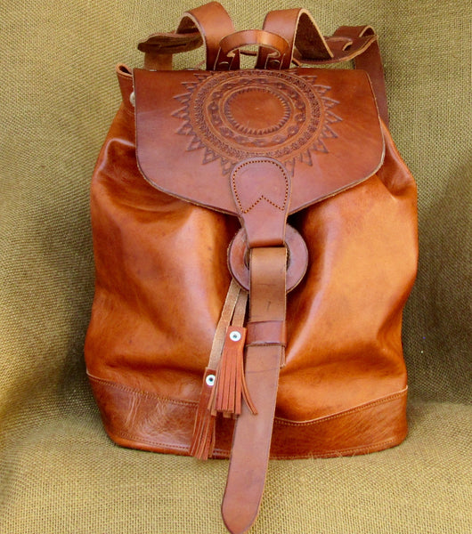 Leather Hand Tooled Backpacks – Lobos Del Mar Clothing