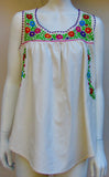 Rosita Traditional Mexican Embroidered Tank Top
