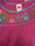 Rocio Long Sleeve Chapala Traditional Embroidered Blouse