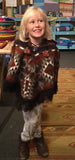 Kids' Alpaca Poncho with Fringe